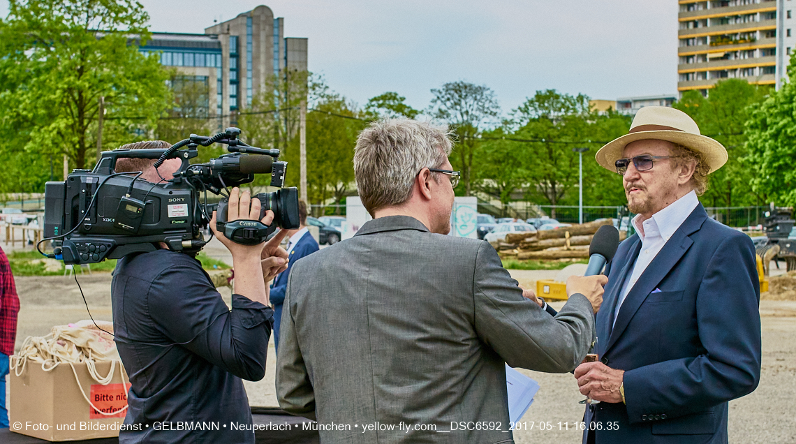 11. Mai 2017 - Grundsteinlegung für die LOGE und dem Kulturquadrat in Neuperlach